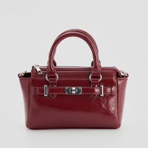 Mała bordowa torebka z imitacji skóry House