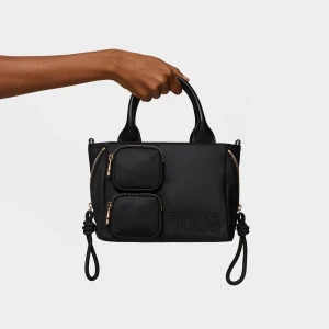 Mała Czarna Torba Na Zakupy Tous Roomy - Tous