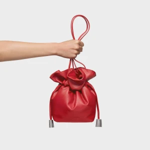 Mała Czerwona Torba Worek Skórzana Tous Heritage - Tous