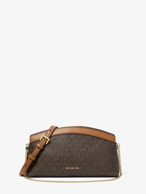 Mała kopertówka Athena z charakterystycznym logo i przepinanym paskiem Michael Kors