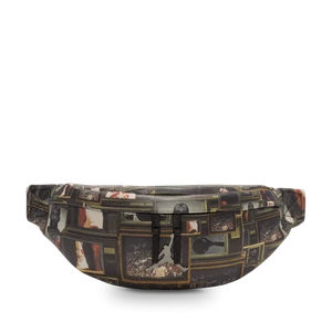 Mała listonoszka z monogramem Jordan (3,6 l) - Czerń