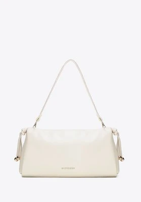 Mała listonoszka ze skóry ekologicznej z troczkiem kremowa Wittchen