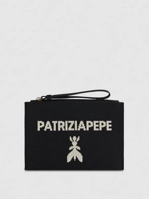 Mała materiałowa kopertówka z zamkiem błyskawicznym PATRIZIA PEPE