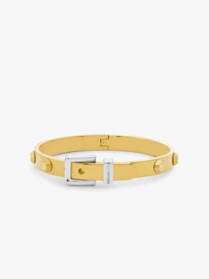 Mała mosiężna bransoletka Colby pokryta metalem szlachetnym z kryształkami pavé Michael Kors ZŁOTY (Złoty)