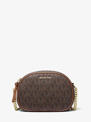Mała owalna torebka Jet Set do przewieszenia przez ramię z charakterystycznym logo Michael Kors Outlet