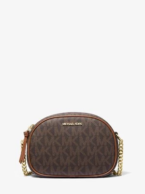 Mała owalna torebka Jet Set do przewieszenia przez ramię z charakterystycznym logo Michael Kors Outlet
