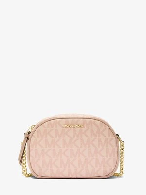 Mała owalna torebka Jet Set do przewieszenia przez ramię z charakterystycznym logo Michael Kors Outlet