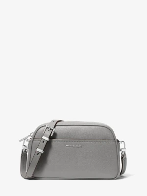 Mała skórzana torebka Jet Set do przewieszenia przez ramię Michael Kors BURZA (Szary)