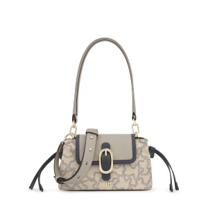 Mała Szarobrązowa Torebka Przez Ramię Tous Kaos Icon - Tous