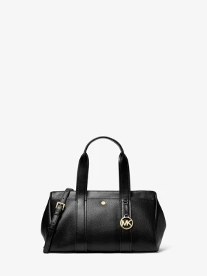 Mała torba Foster ze skóry groszkowej Michael Kors CZARNY (Czarny)