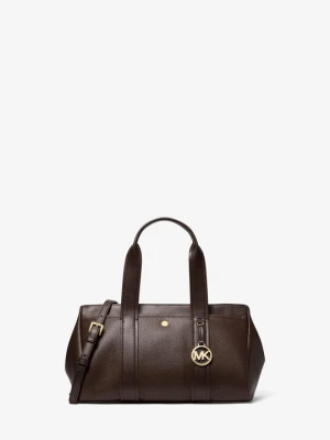 Mała torba Foster ze skóry groszkowej Michael Kors CZEKOLADOWY (Brązowy)