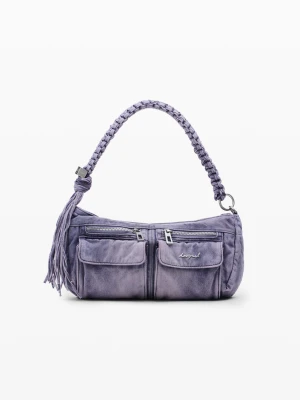 Mała torba jeansowa w kwiaty Desigual