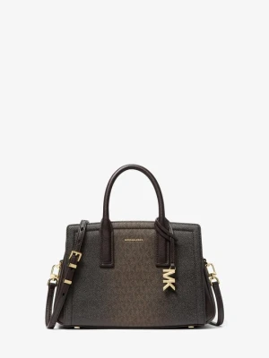 Mała torba Laila z charakterystycznym logo Michael Kors CZEKOLADOWY (Brązowy)