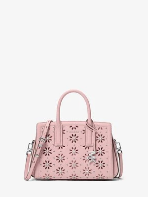 Mała torba Laila z polerowanej skóry z ozdobnymi laserowanymi wycięciami MICHAEL Michael Kors