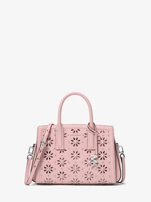 Mała torba Laila z polerowanej skóry z ozdobnymi laserowanymi wycięciami MICHAEL Michael Kors