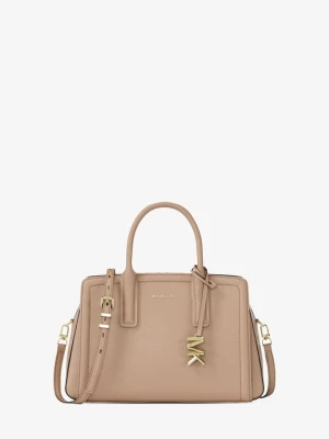 Mała torba Laila ze skóry groszkowej Michael Kors