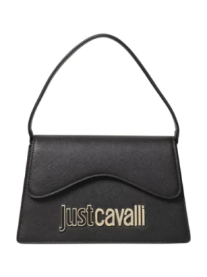 Mała torba na ramię z metalowym logo Just Cavalli