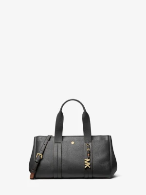 Mała torba Romee ze skóry groszkowej Michael Kors CZARNY (Czarny)