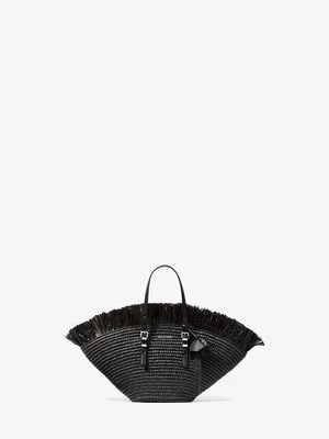 Mała torba tote Isa z szydełkowanej ręcznie tkaniny MICHAEL Michael Kors