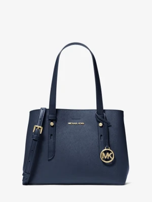 Mała torba tote Mel ze skóry saffiano Michael Kors GRANATOWY (Niebieski)