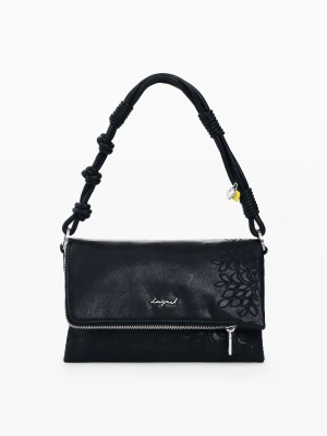 Mała torba z klapką z haftami Desigual