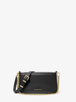 Mała torebka Bryant z groszkowej skóry z przepinanym paskiem MICHAEL Michael Kors