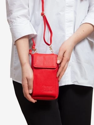 Mała torebka czerwona portfel Shelvt