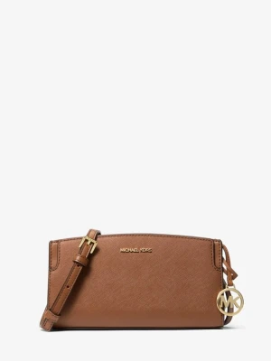Mała torebka do przewieszenia przez ramię Becca ze skóry saffiano Michael Kors BRĄZOWY (Brązowy)