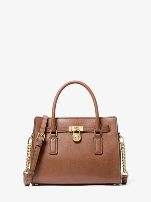 Mała torebka do przewieszenia przez ramię Hamilton Moderne ze skóry Michael Kors BRĄZOWY (Brązowy)