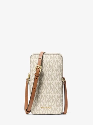 Mała torebka do przewieszenia przez ramię na smartphona Jet Set z charakterystycznym logo Michael Kors