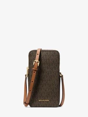 Mała torebka do przewieszenia przez ramię na smartphona Jet Set z charakterystycznym logo Michael Kors