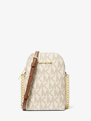 Mała torebka do przewieszenia przez ramię na smartphona z charakterystycznym logo Michael Kors Outlet