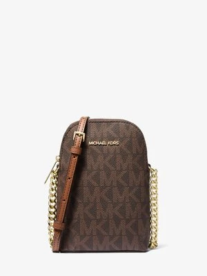 Mała torebka do przewieszenia przez ramię na smartphona z charakterystycznym logo Michael Kors Outlet