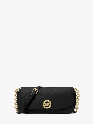 Mała torebka do przewieszenia przez ramię Nolita ze skóry groszkowej Michael Kors CZARNY (Czarny)