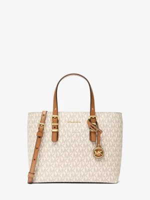 Mała torebka do przewieszenia przez ramię Quinn z charakterystycznym logo i odpinanym paskiem Michael Kors