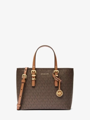 Mała torebka do przewieszenia przez ramię Quinn z charakterystycznym logo i odpinanym paskiem Michael Kors