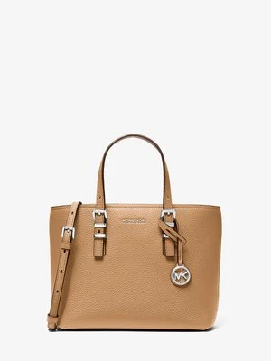 Mała torebka do przewieszenia przez ramię Quinn z groszkowej z odpinanym paskiem MICHAEL Michael Kors