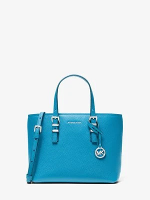 Mała torebka do przewieszenia przez ramię Quinn z groszkowej z odpinanym paskiem MICHAEL Michael Kors