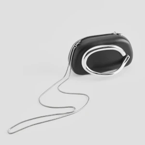 Mała torebka kopertówka z łańcuszkiem czarna House