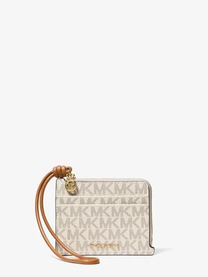 Mała torebka na karty na nadgarstek Jet Set z charakterystycznym logo Michael Kors
