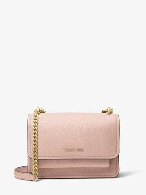 Mała torebka na ramię Claire ze skóry groszkowej z odpinanym paskiem MICHAEL Michael Kors