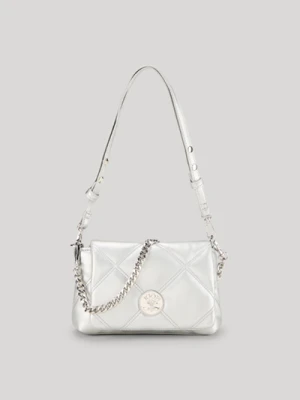 Mała torebka na ramię Confetto Solar w kolorze srebrnym Joop