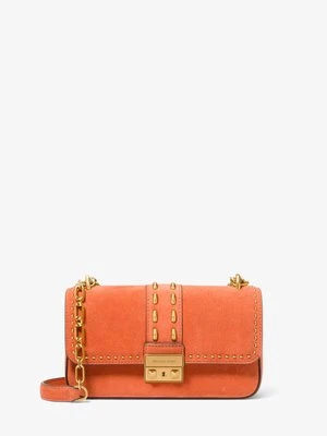 Mała torebka na ramię Tribeca z zamszu z ćwiekami MICHAEL Michael Kors