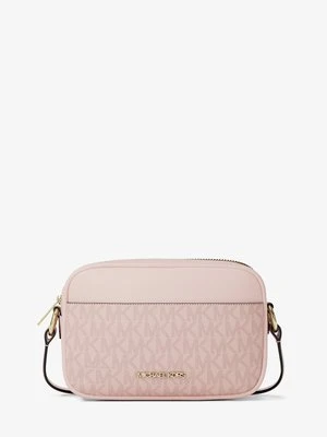 Mała torebka typu camera bag Jet Set do przewieszenia przez ramię z charakterystycznym logo Michael Kors Outlet