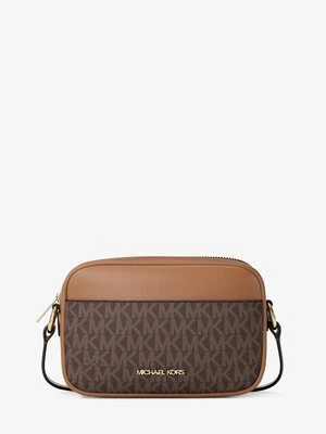 Mała torebka typu camera bag Jet Set do przewieszenia przez ramię z charakterystycznym logo Michael Kors Outlet