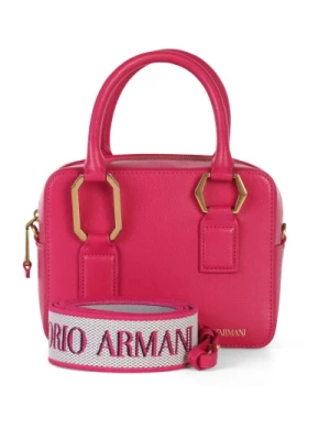 Mała torebka z nadrukiem logo Emporio Armani
