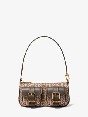 Mała torebka Zoe z żakardowym logo MK2000 MICHAEL Michael Kors