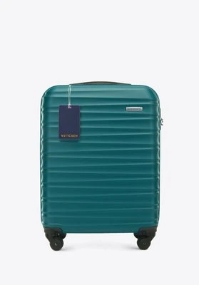 Mała walizka z ABS - u i identyfikator z logo WITTCHEN zielona