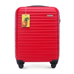 Mała walizka z ABS - u z identyfikatorem czerwona Wittchen