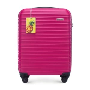 Mała walizka z ABS - u z identyfikatorem różowa Wittchen